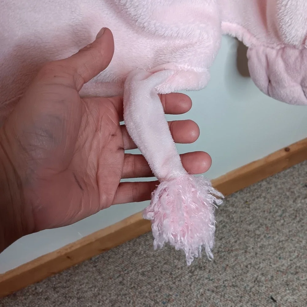 Cuddle Uppets Pink Plush Poodle Puppet Blanket Jay @ Play Snuggle Buddy Lovey